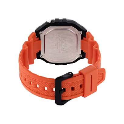 Bright Orange Digital Men's Watch