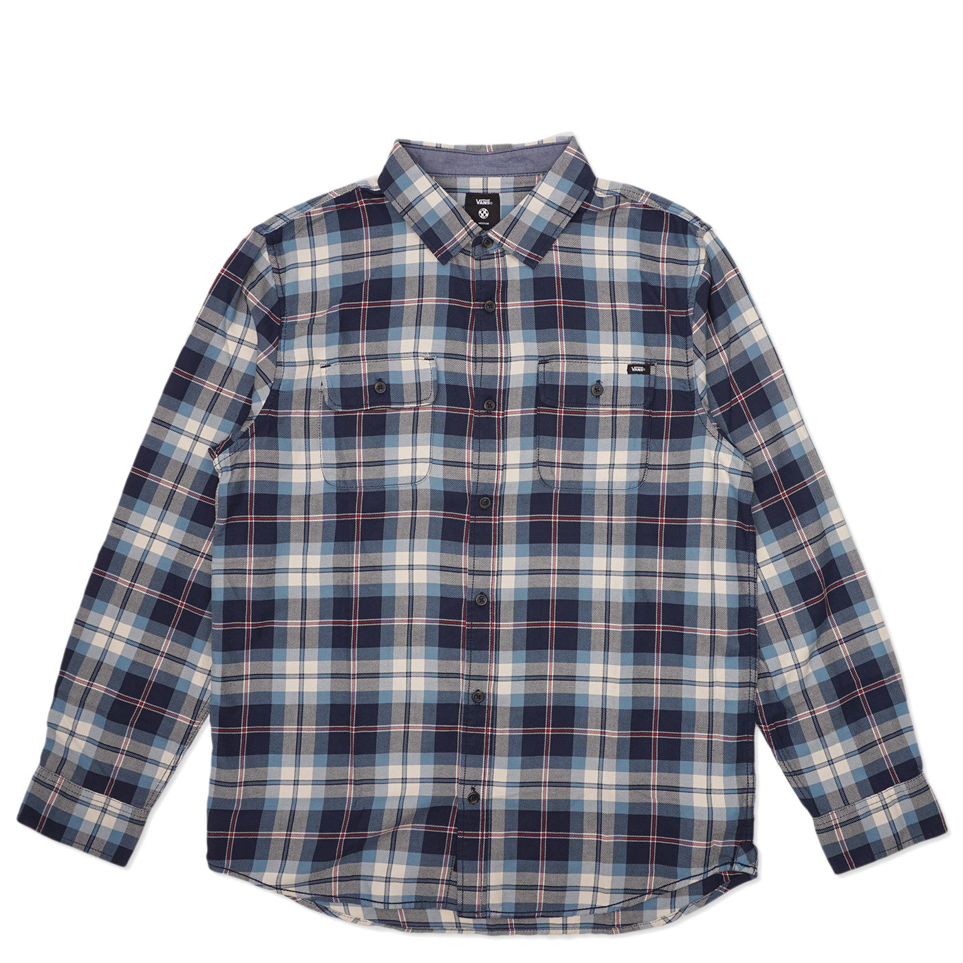 Sycamore LS Flannel Bluestone/Oatmeal