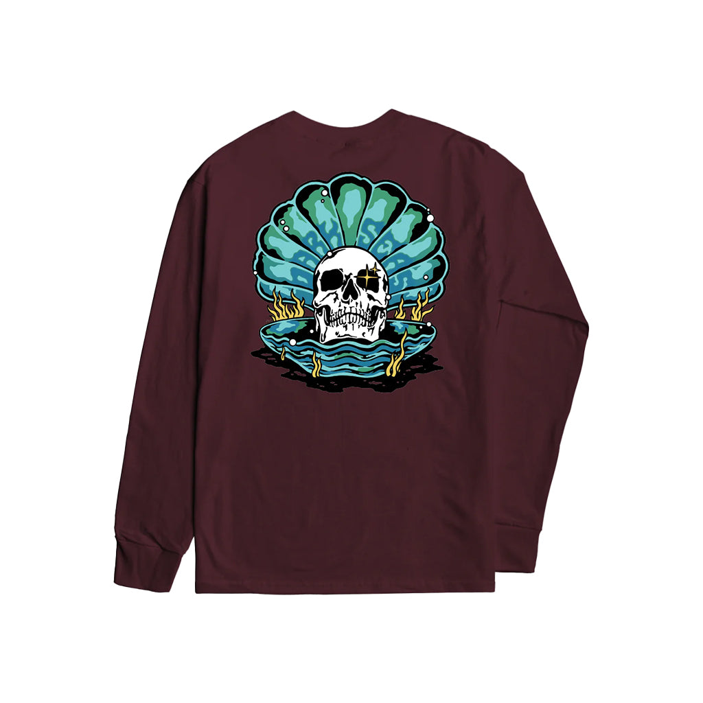 Pearl LS Tee Burgundy