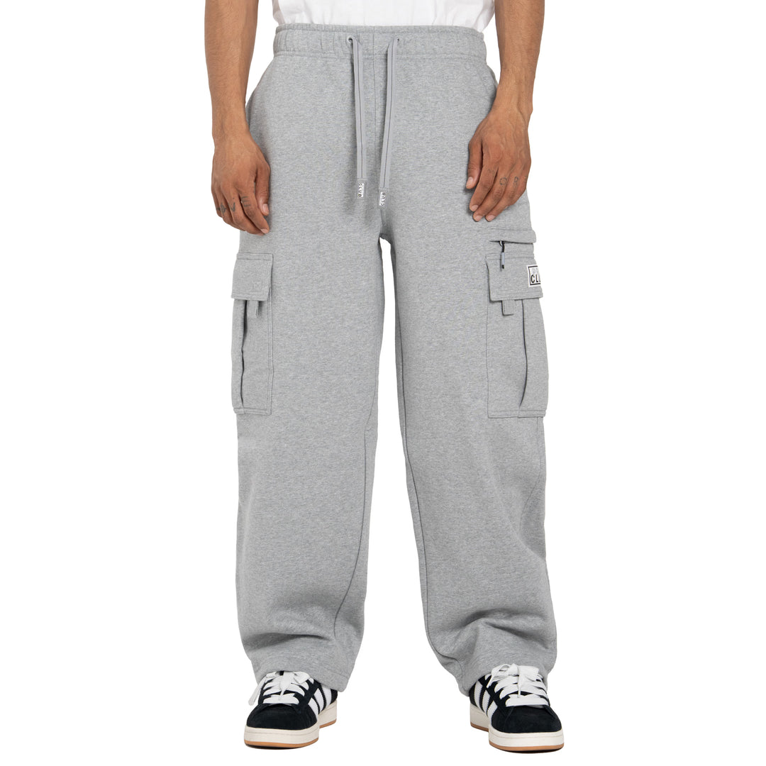 Heavyweight Fleece Cargo Pants Heather Grey