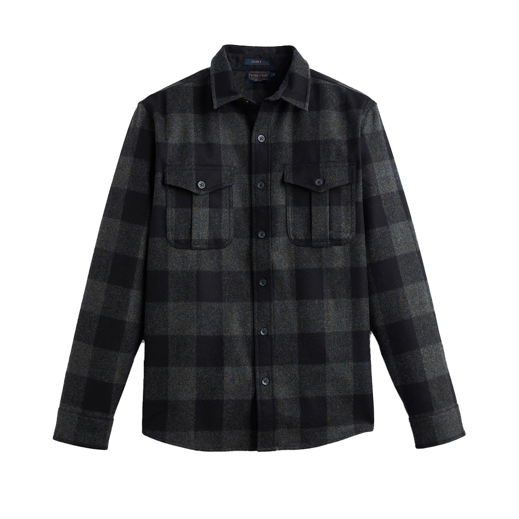 Scout Shirt Blue/Green Buffalo Check 23'