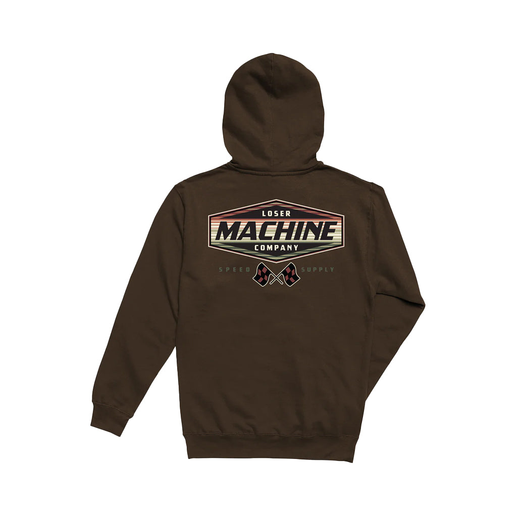 Overdrive Serape Hoodie Brown