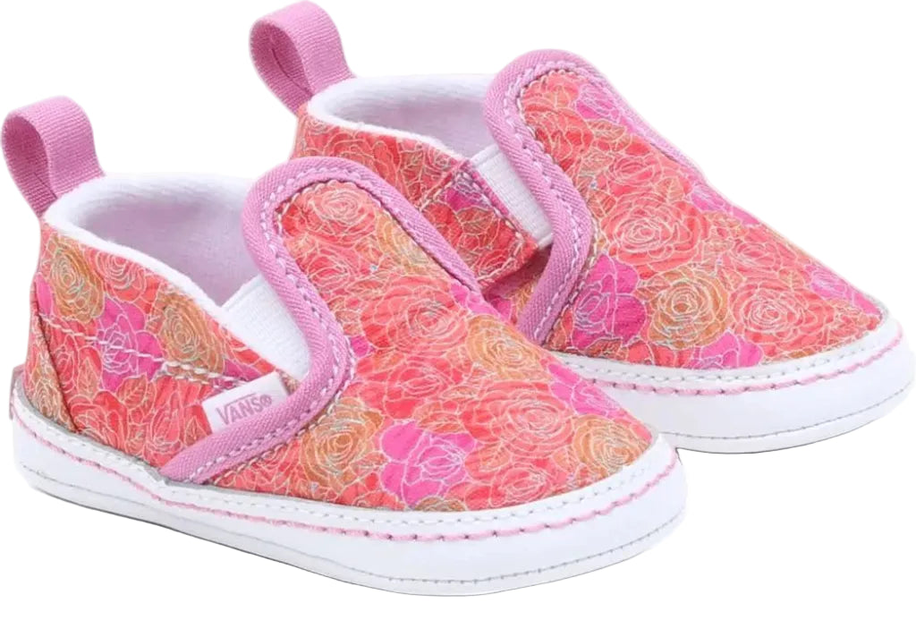 Slip On V Crib Rose Camo Pink Floral