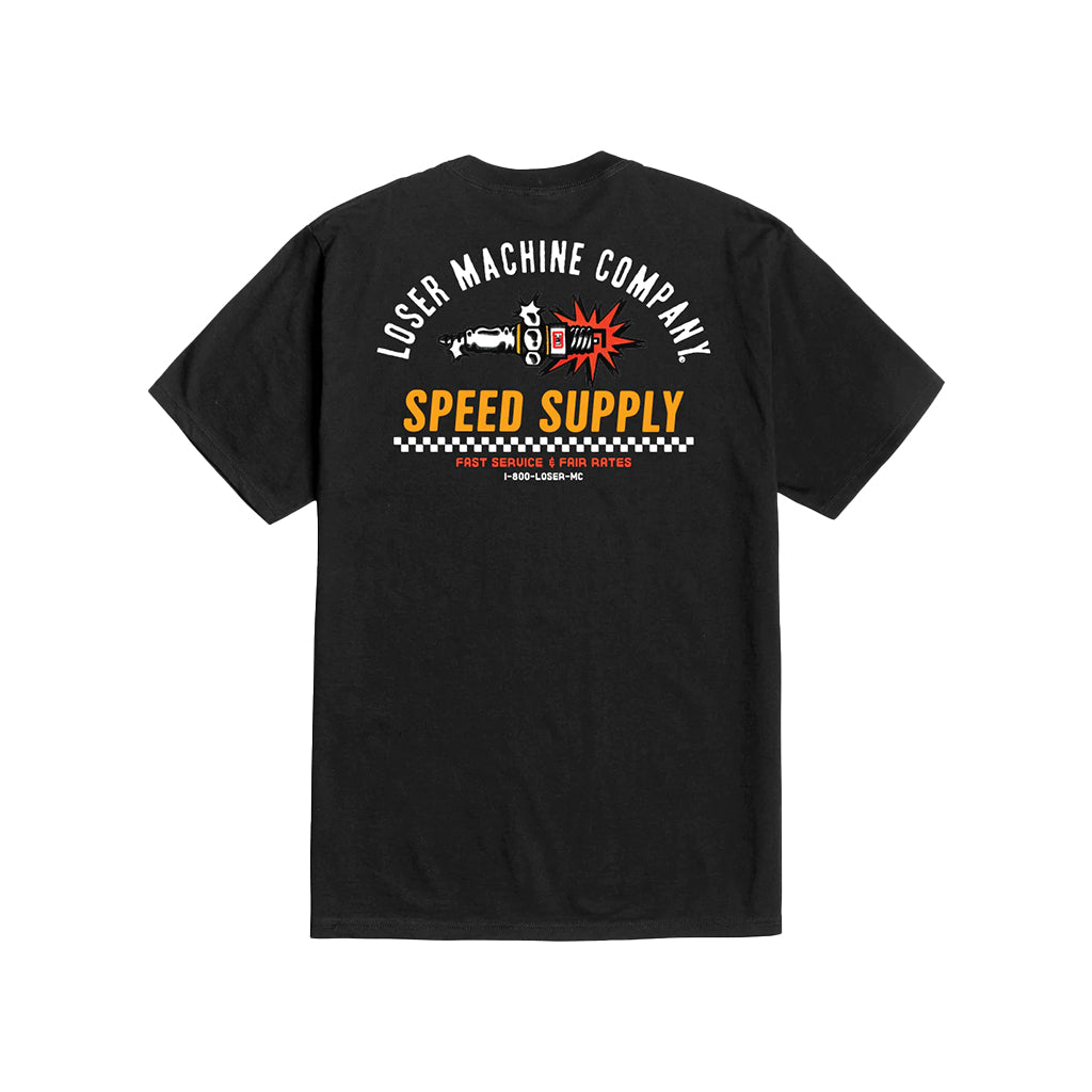 Spark Plug Tee Black