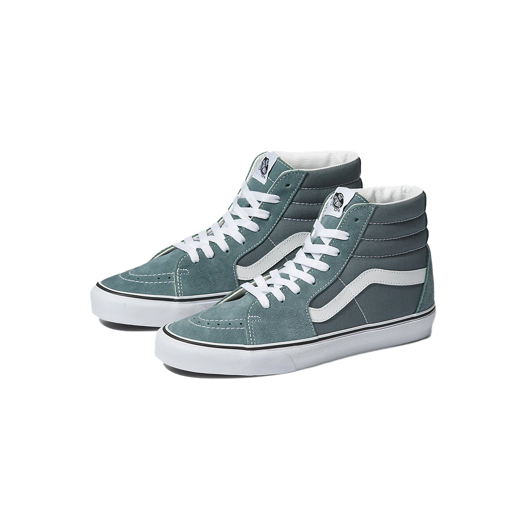Color Gray And Blue Vans Vans Sk8 Hi Color Theory Stormy Weather