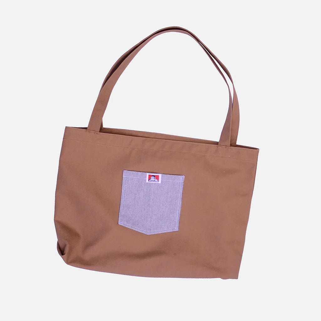 Ben's Canvas Tote Bag Brown