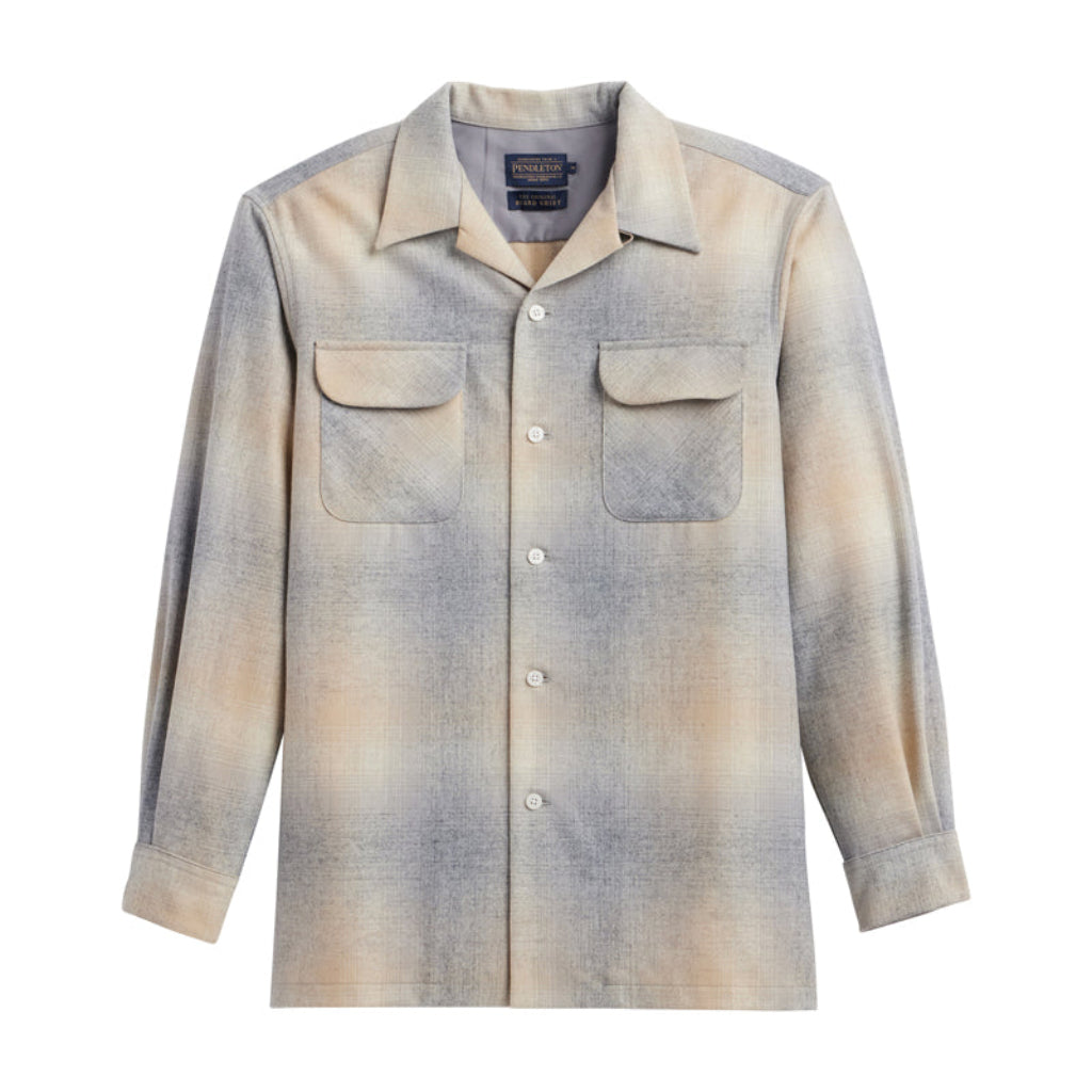Big Boy Board Shirt Tan/Grey Mix Ombre