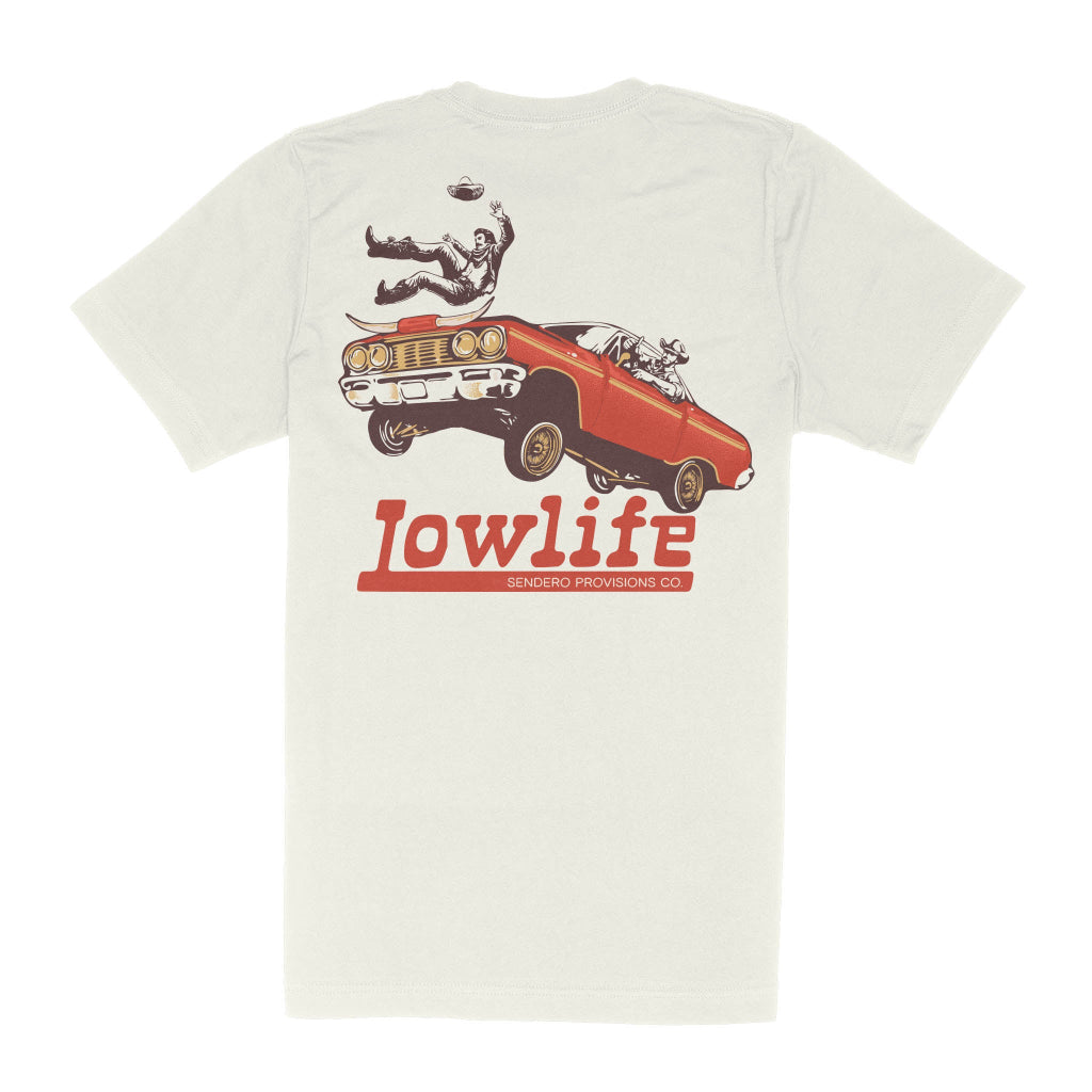 Lowlife Tee Vintage White