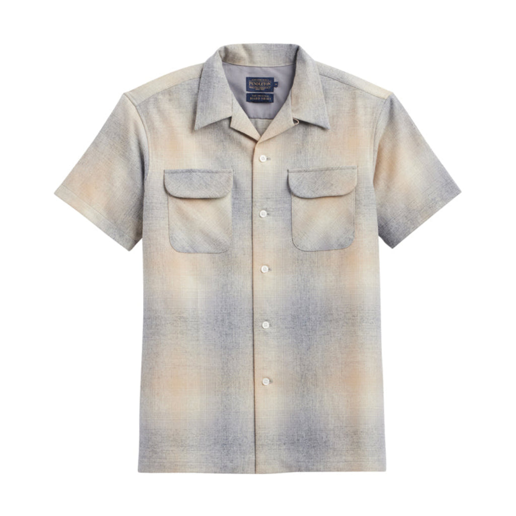 Board Shirt Short Sleeve Tan/Grey Mix Ombre