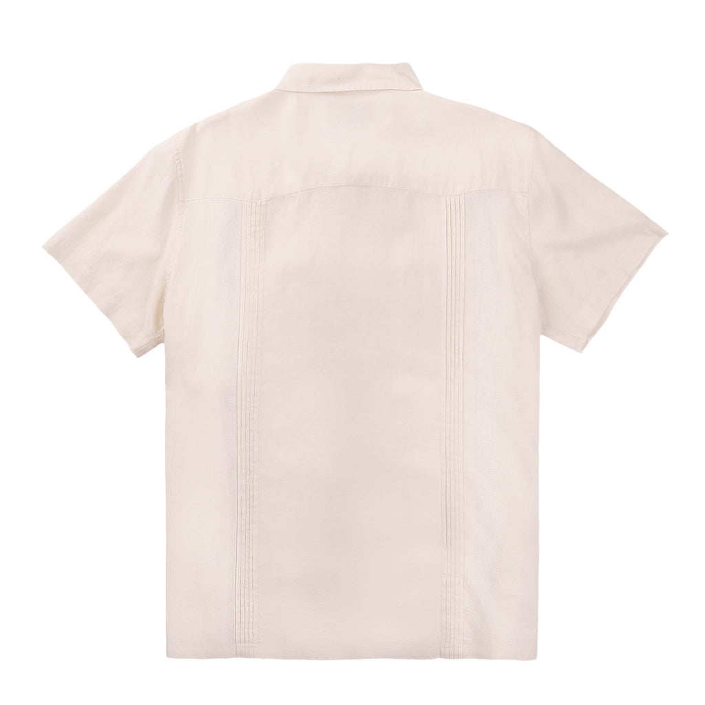 Caballero Guayabera Vintage White