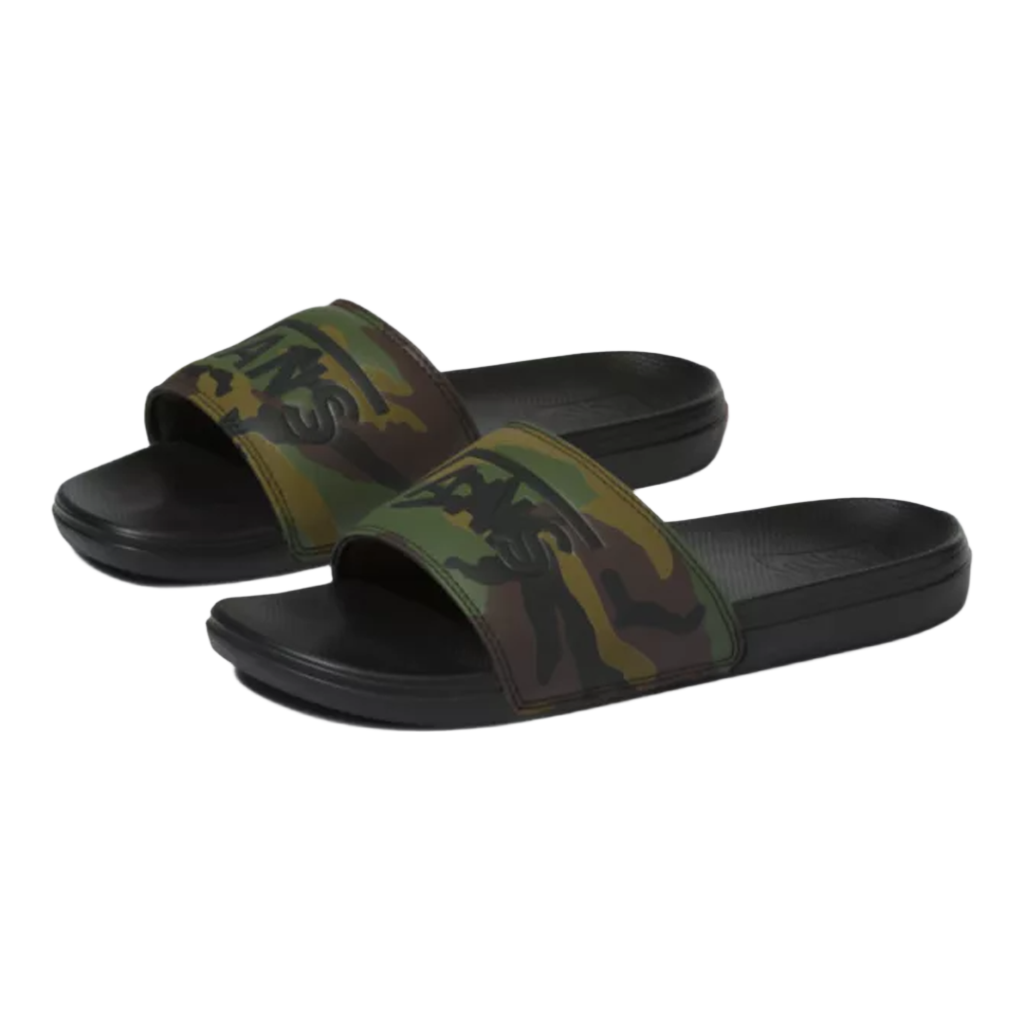Vans La Costa Slide On Camo Black Shoe Gunthers Supply And Goods
