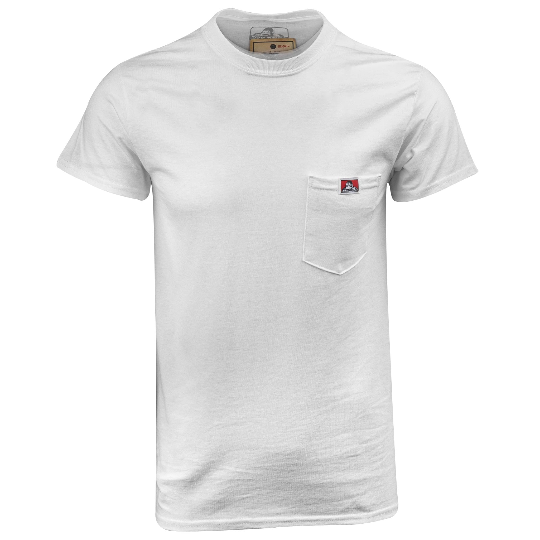 Classic Pocket Tee White Front
