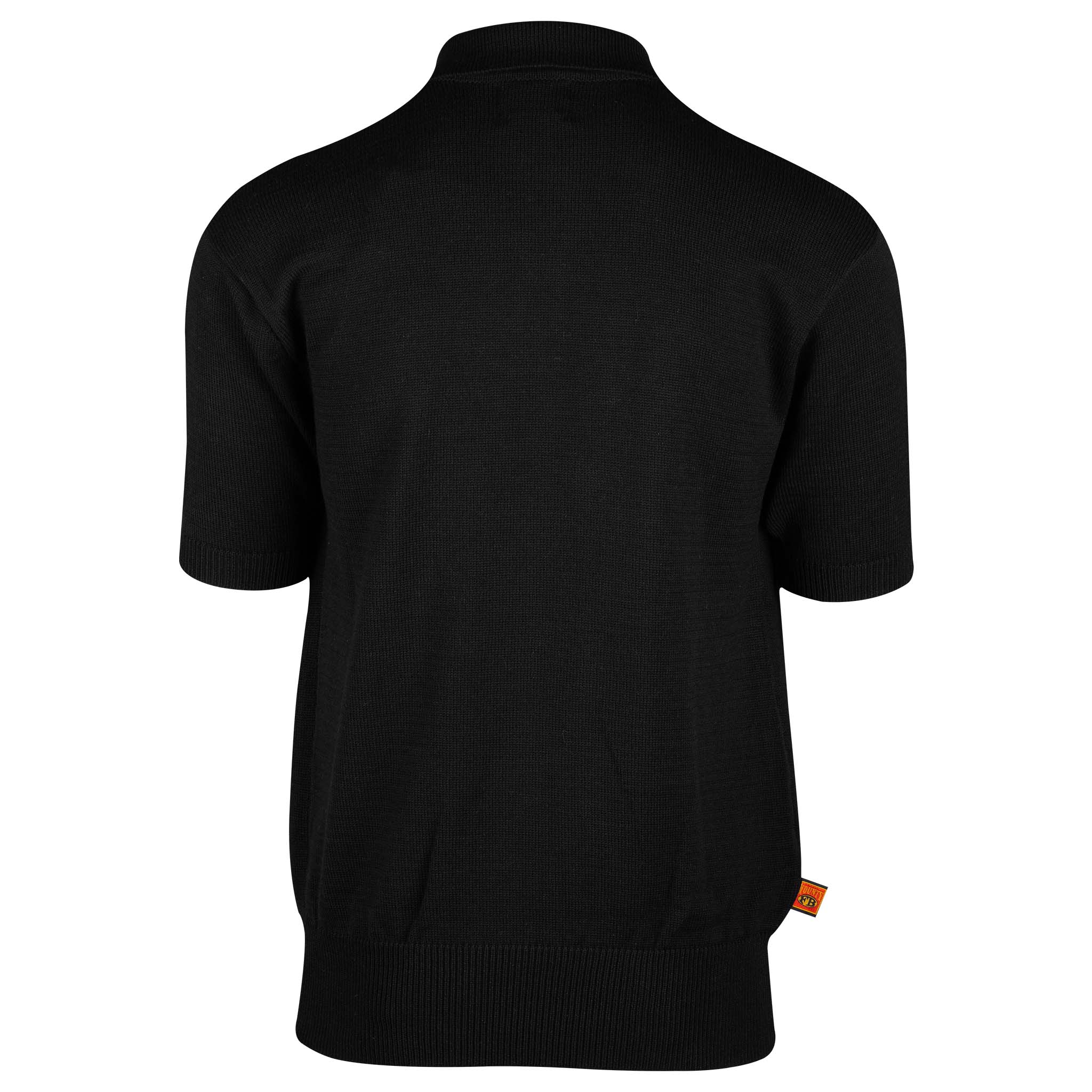 Charlie Brown Shirt Black Solid Back