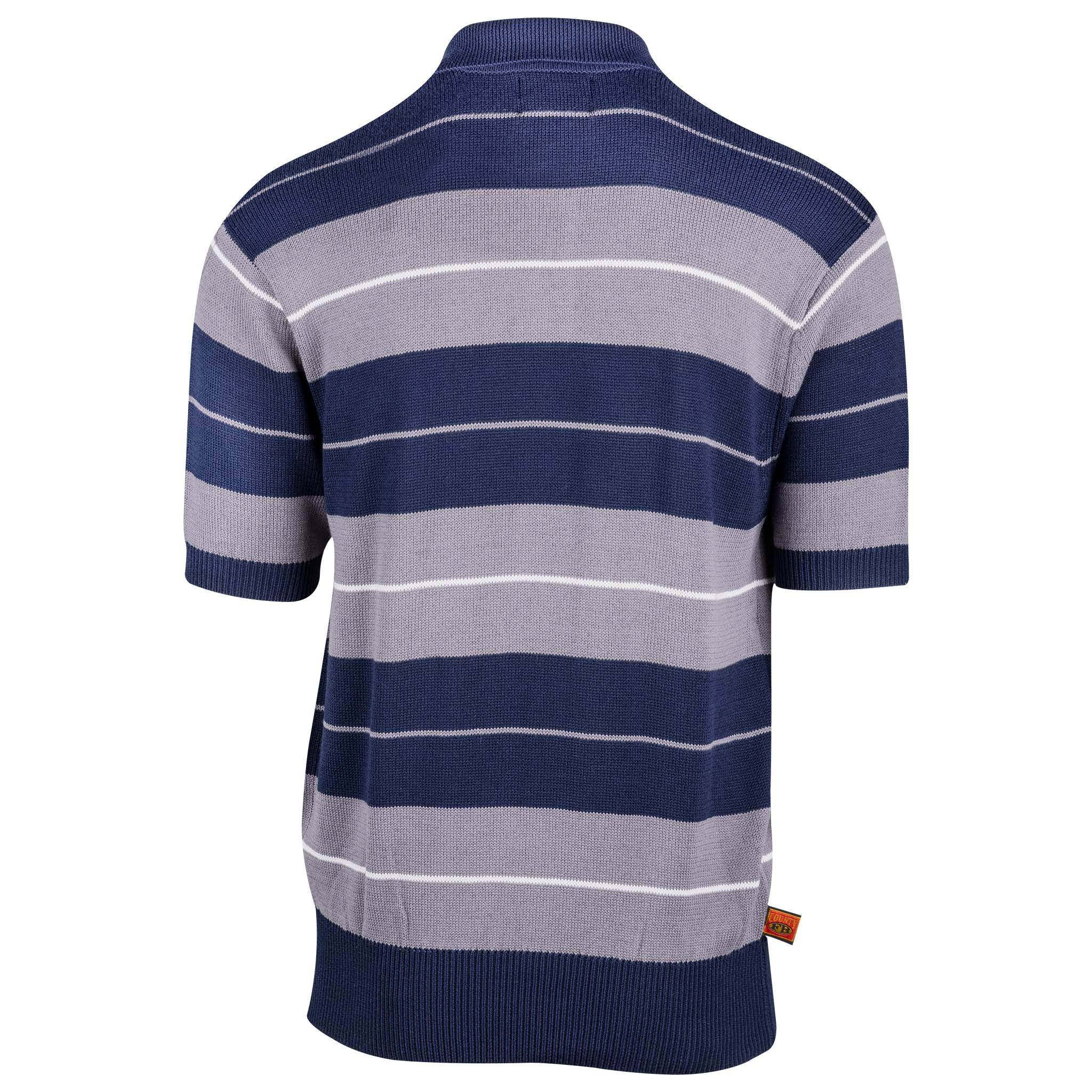 Charlie Brown Shirt Navy/White/Grey Back