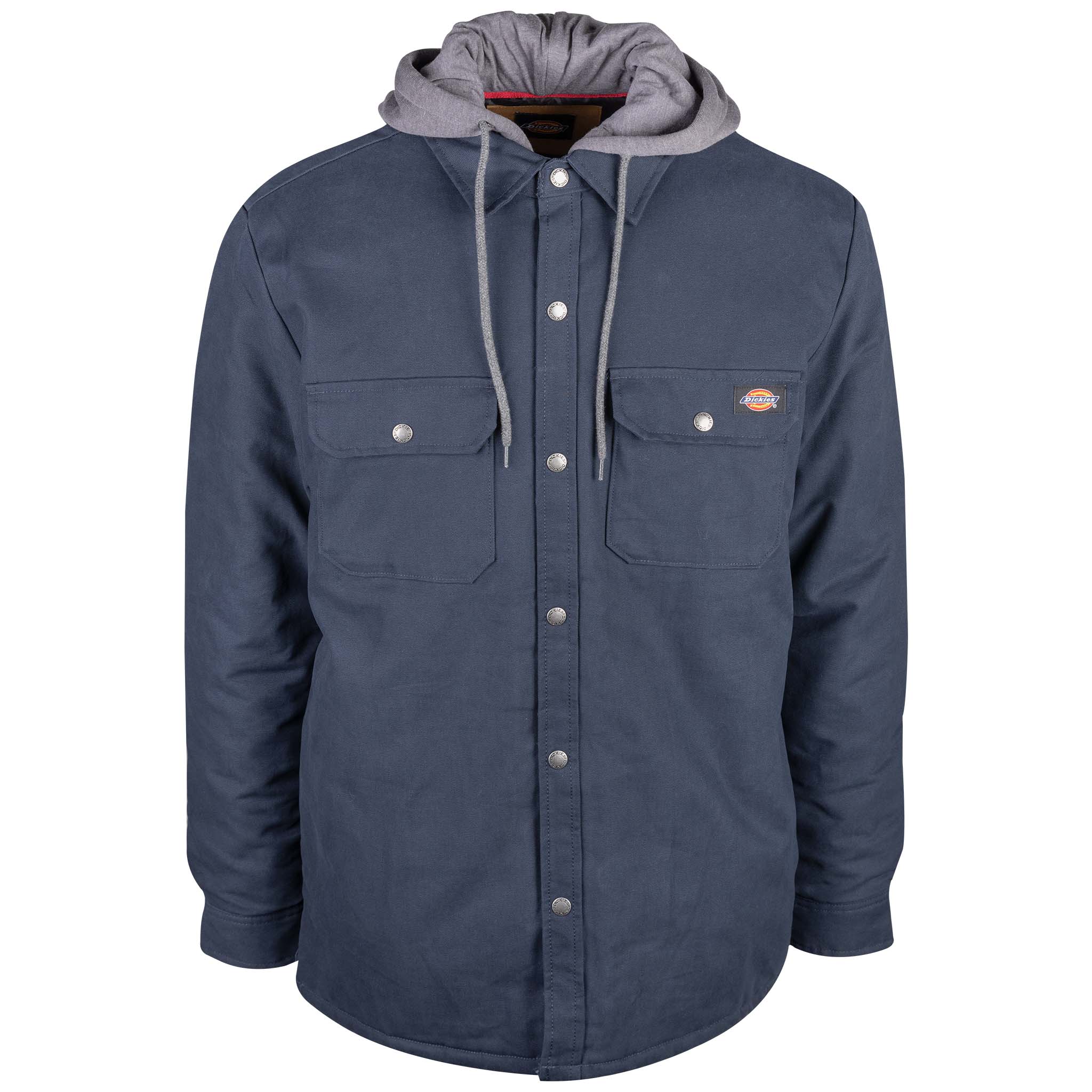 Dickies Fleece Hooded Duck Shirt JKT/Hydroshield Dark Navy Front
