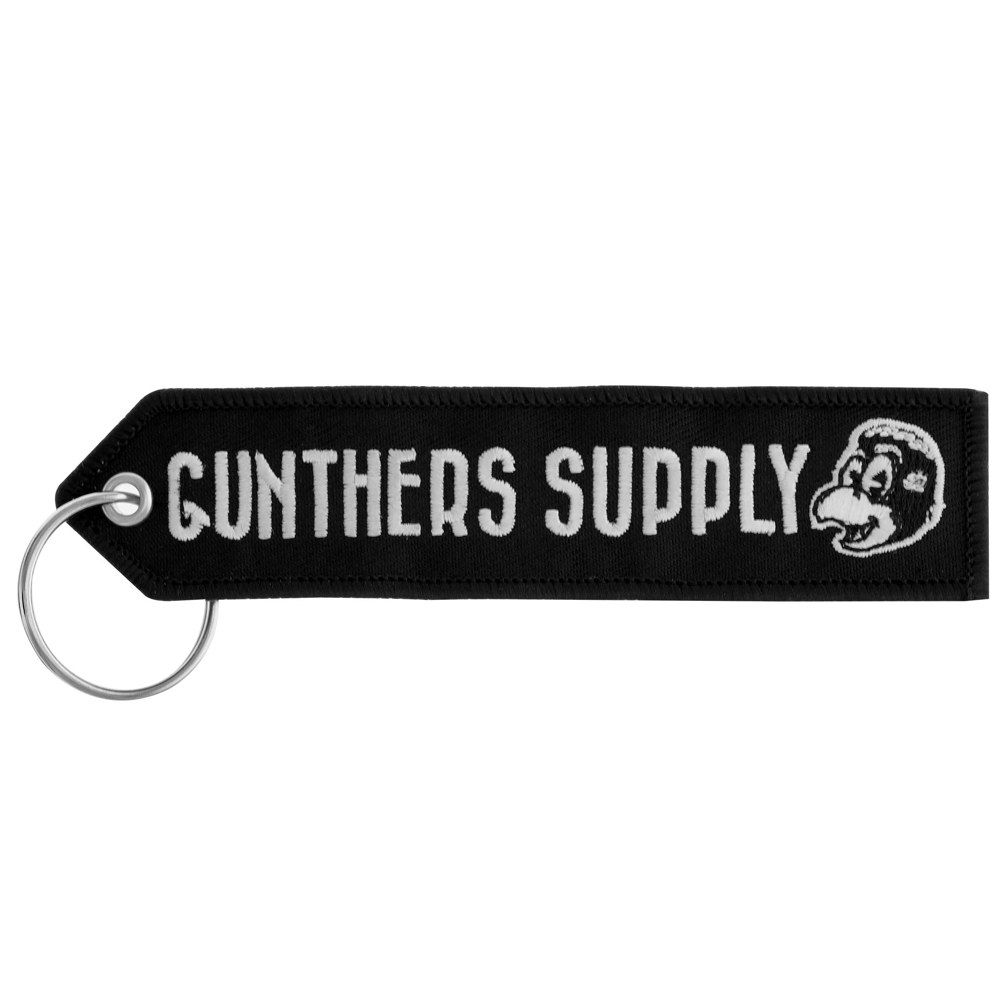 Parrot Embroidered Key Tag Front
