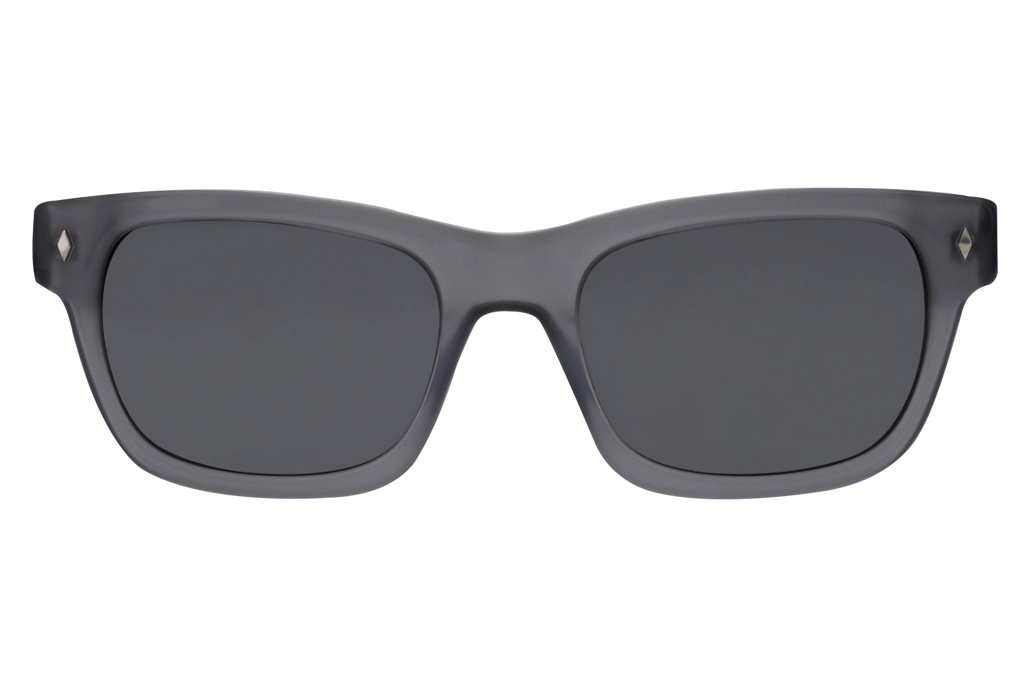Tres Noir Waycooler Transparent Grey Glasses Front View
