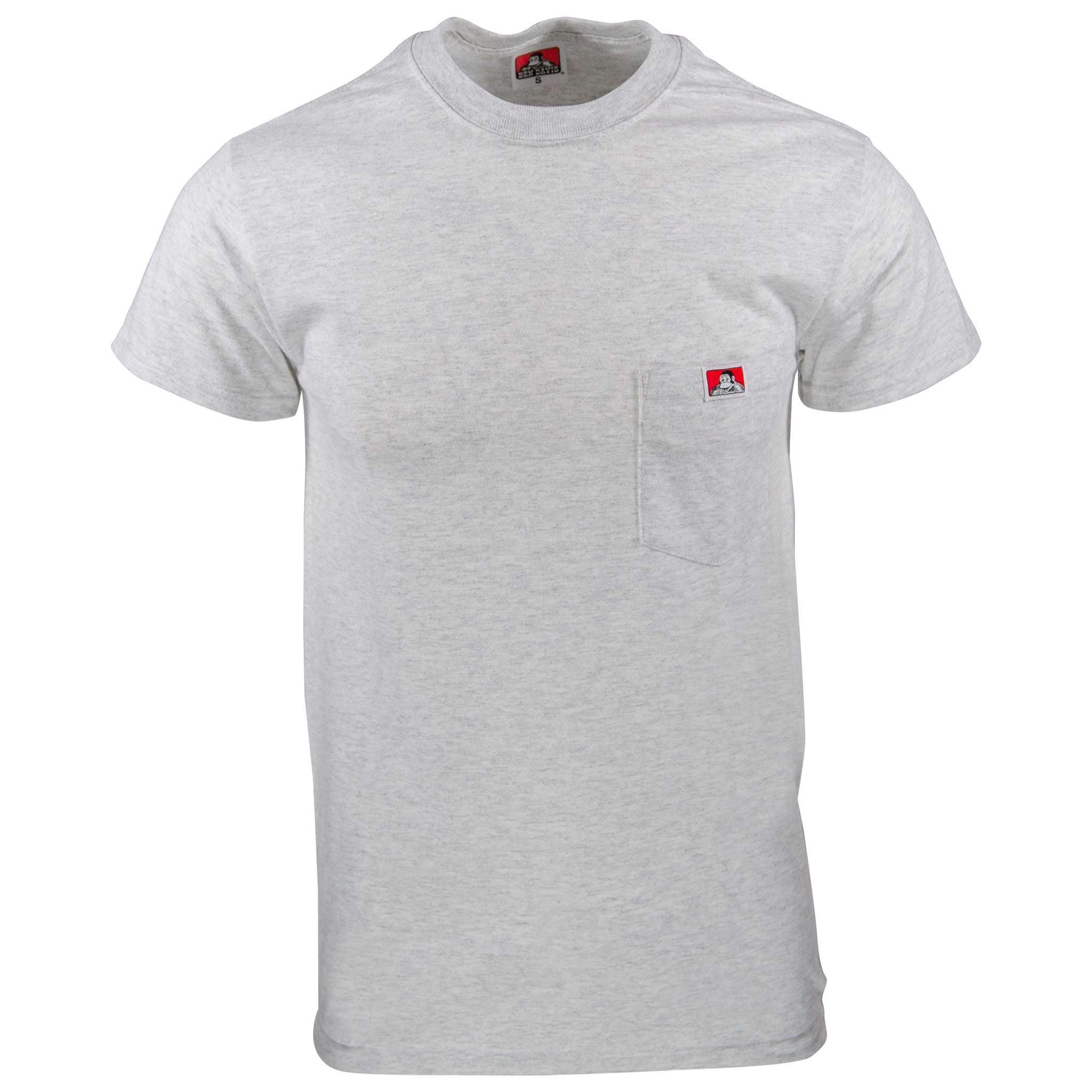 Ben Davis Classic Pocket Tee Ash color front of shirt