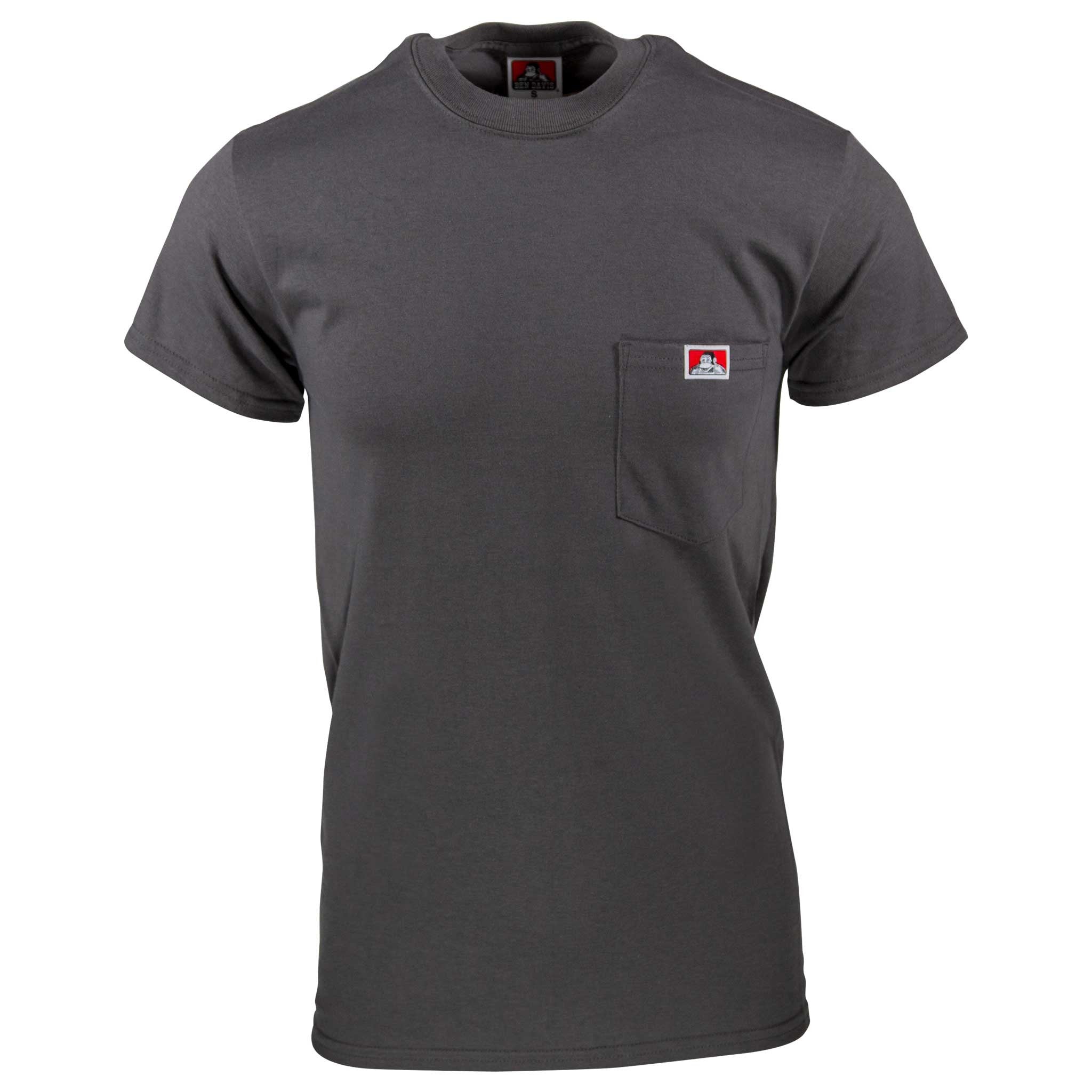Classic Pocket Tee Charcoal color Ben Davis