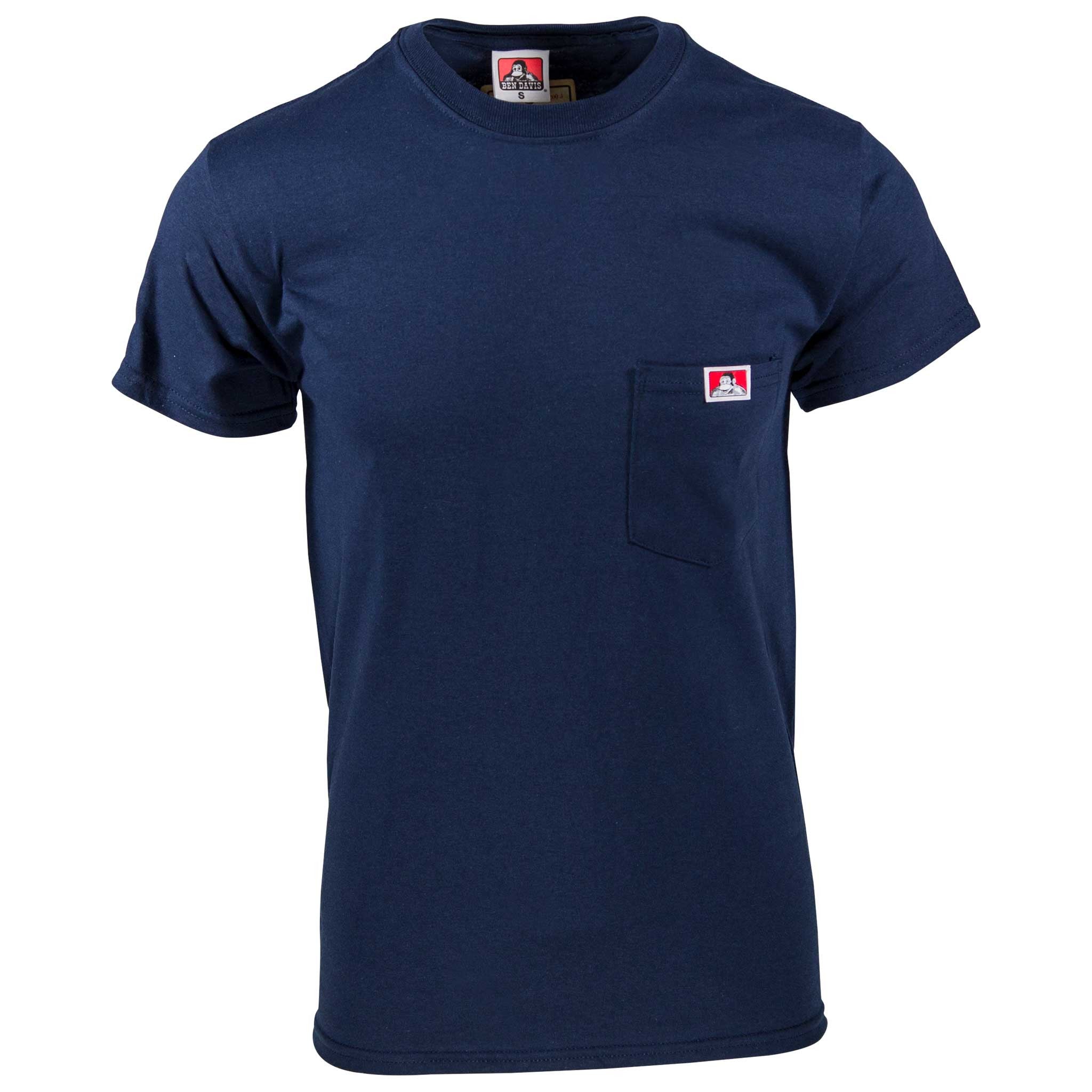 Ben Davis Classic Pocket Tee Navy front