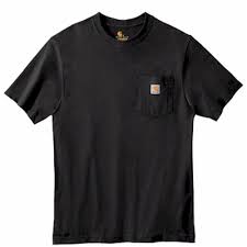 Loose Fit Heavyweight S/S Pocket Tee Black