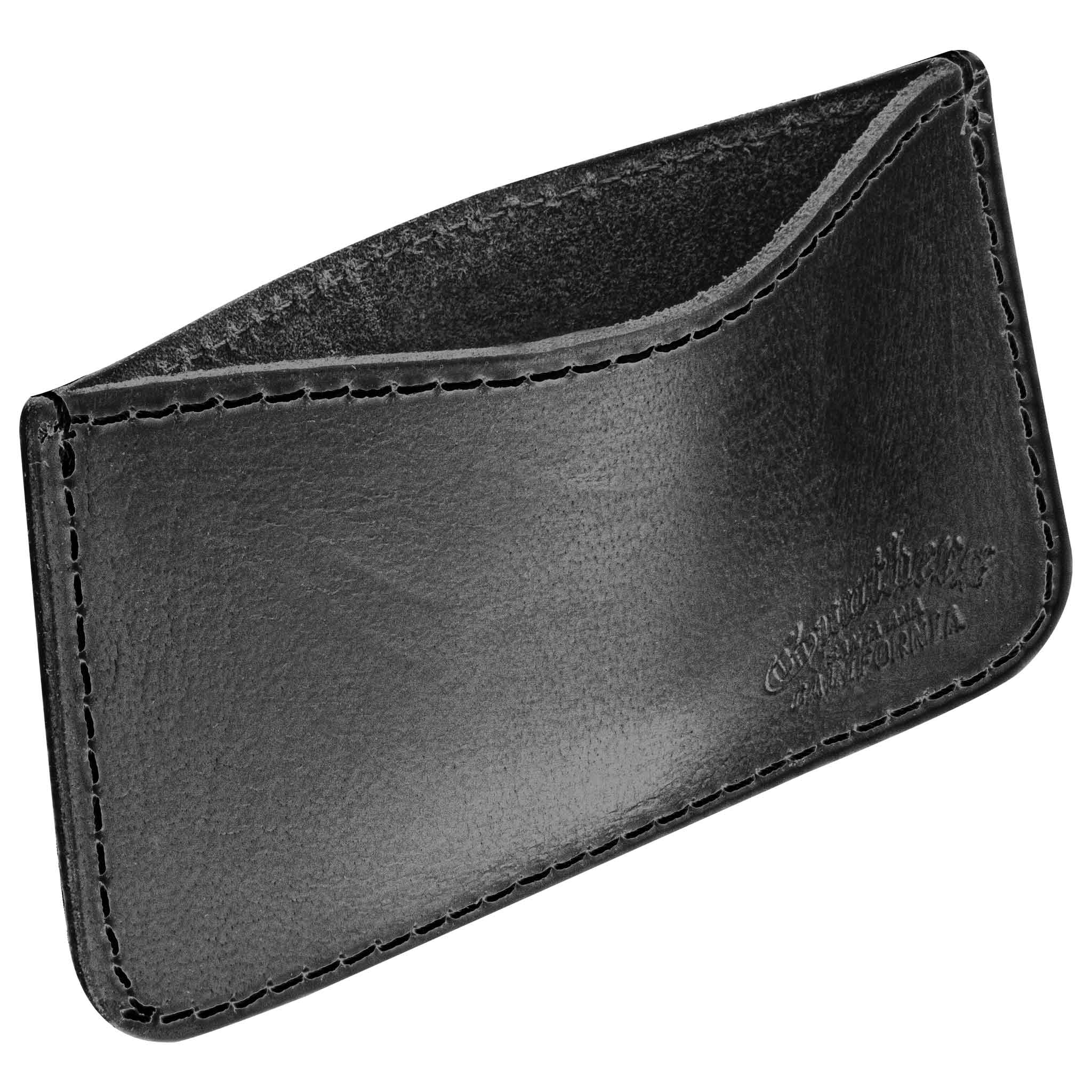 Small Leather Pouch Black