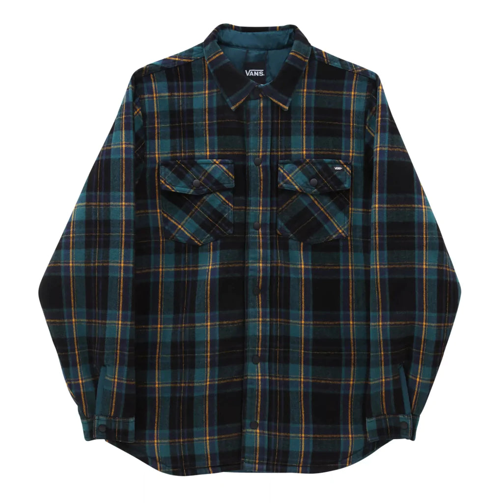 Brickell Reversable Shirt Jacket Black/Green