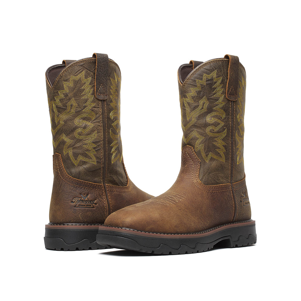 11" Buffalo Ridge 804-4342 Brown Sage Nano Square Toe Boot