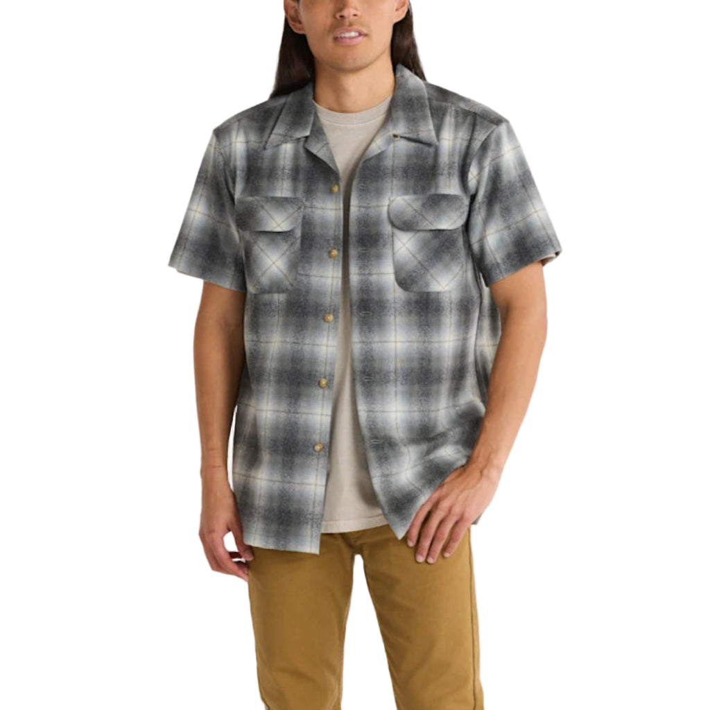 Board Shirt Short Sleeve Oxford Mix/Green Ombre