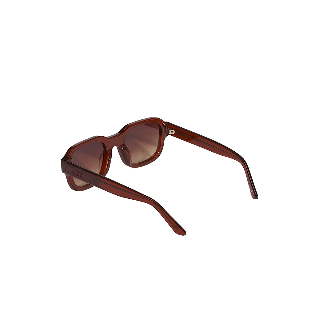 Brown sunglasses on a white background