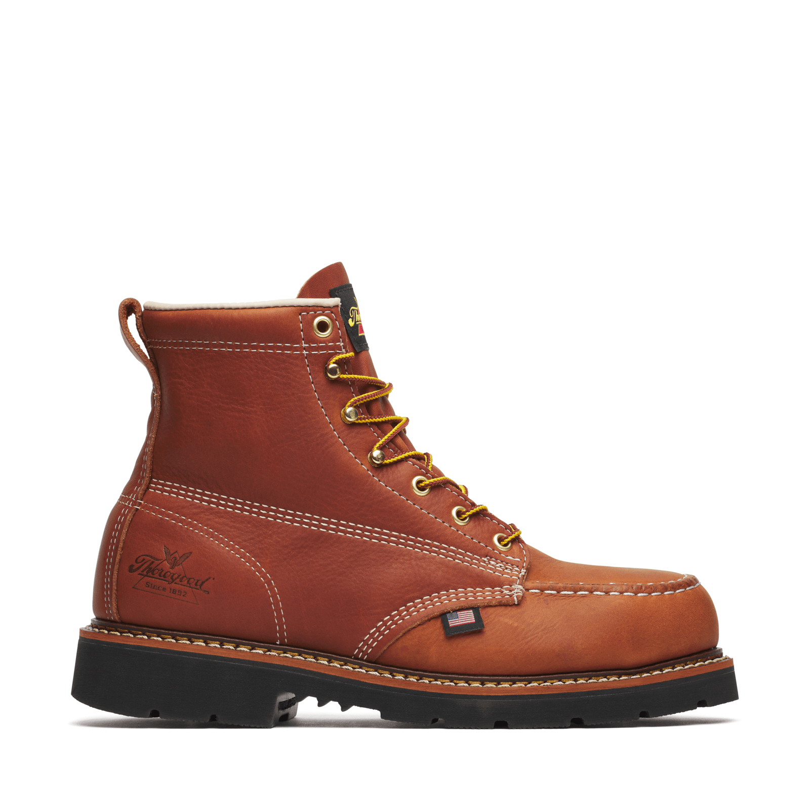 Tobacco Steel Moc Toe Boot 804-4189