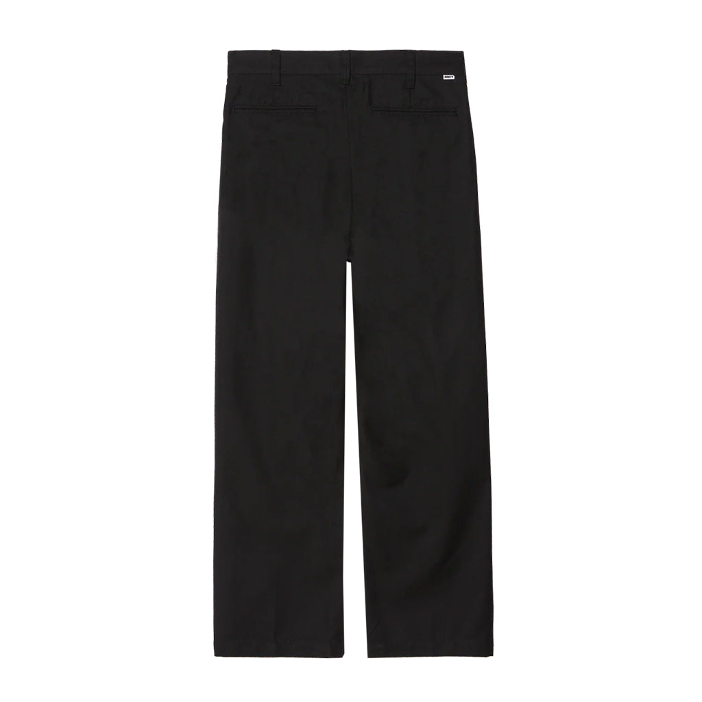 Black pants on a white background