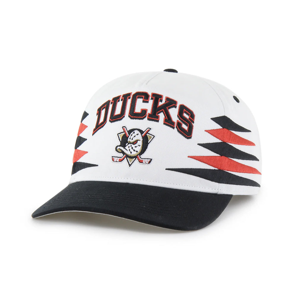 Baseball cap with 'Ducks' logo on a white background