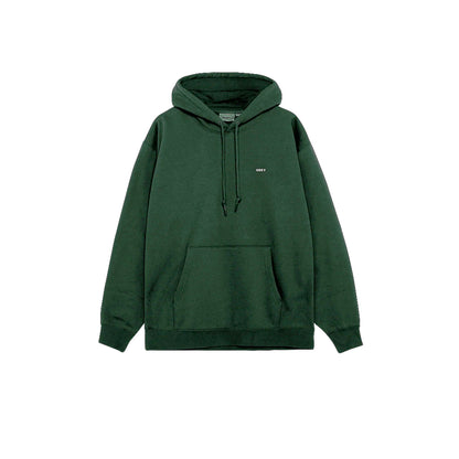 Green hoodie with a brand logo on a white background