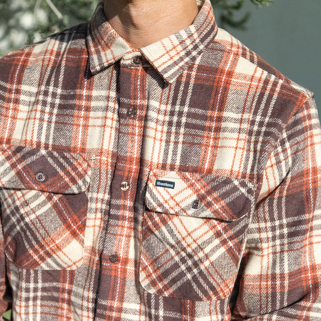 Birch Flannel Rust Plaid