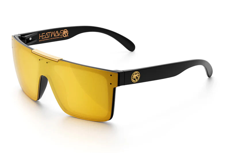 Quatro Black Frame/Gold Rush Lens