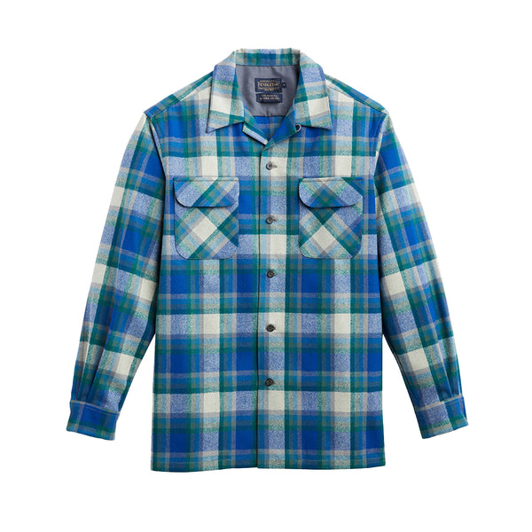 Pendleton | Board Shirt Blue/Green Plaid Spring 24' | Button Down