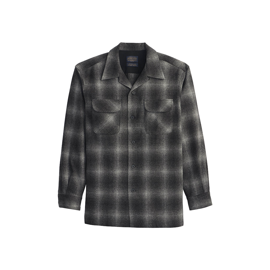 Plaid shirt with a collar on a white background