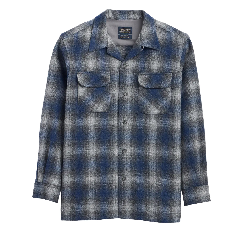 Pendleton | Board Shirt Charcoal/Navy Ombre 26' | Shirt – Gunthers