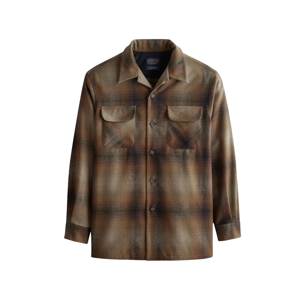 Big Boy Board Shirt Olive/Brown Ombre 24'