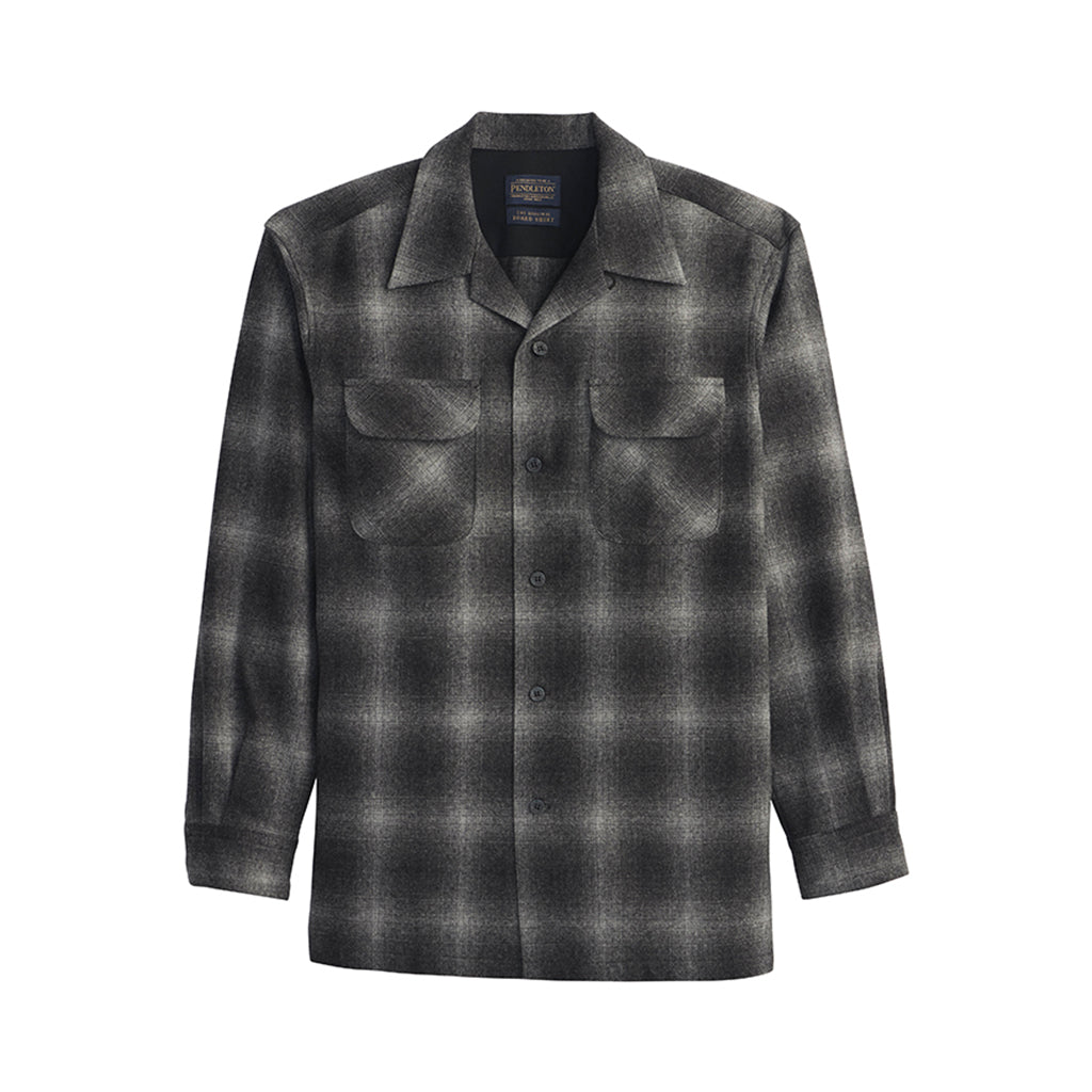 Plaid shirt with a collar on a white background