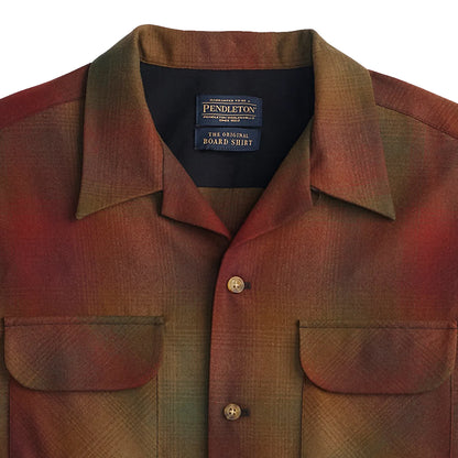 Pendleton shirt with plaid pattern on a white background