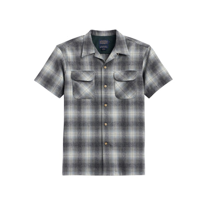 Board Shirt Short Sleeve Oxford Mix/Green Ombre
