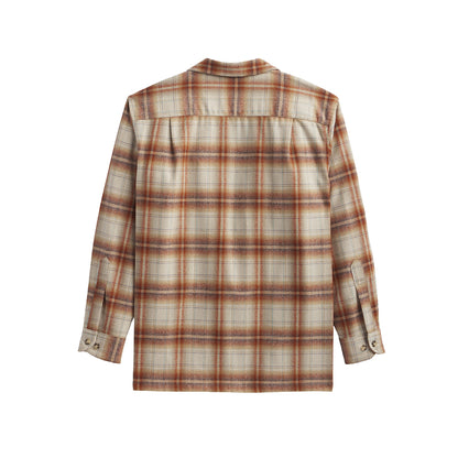 Plaid shirt on a white background