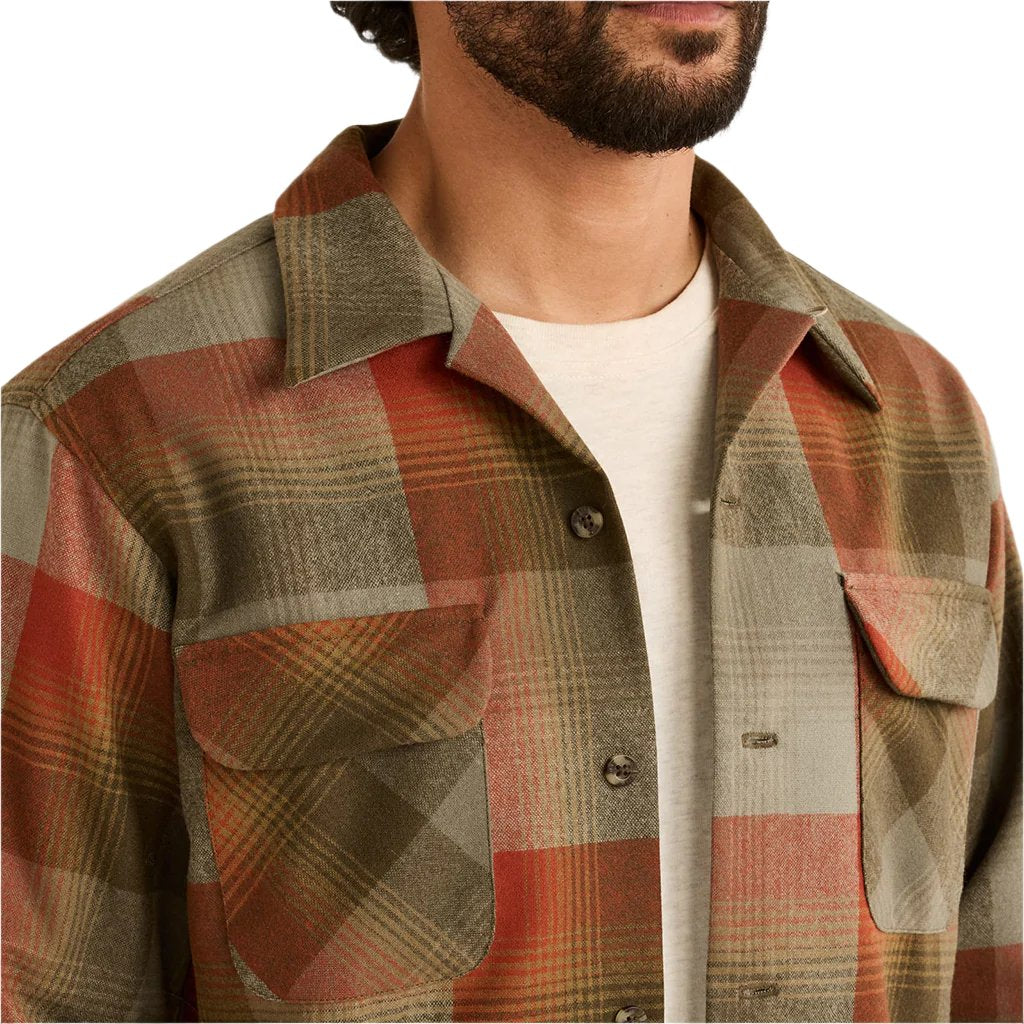 Board Shirt Tan/Red Plaid 24'