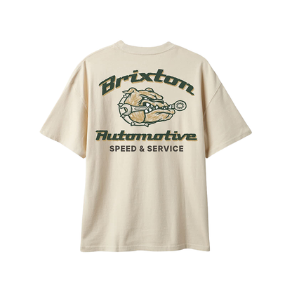 Brewster S/S Oversized Tee Cream