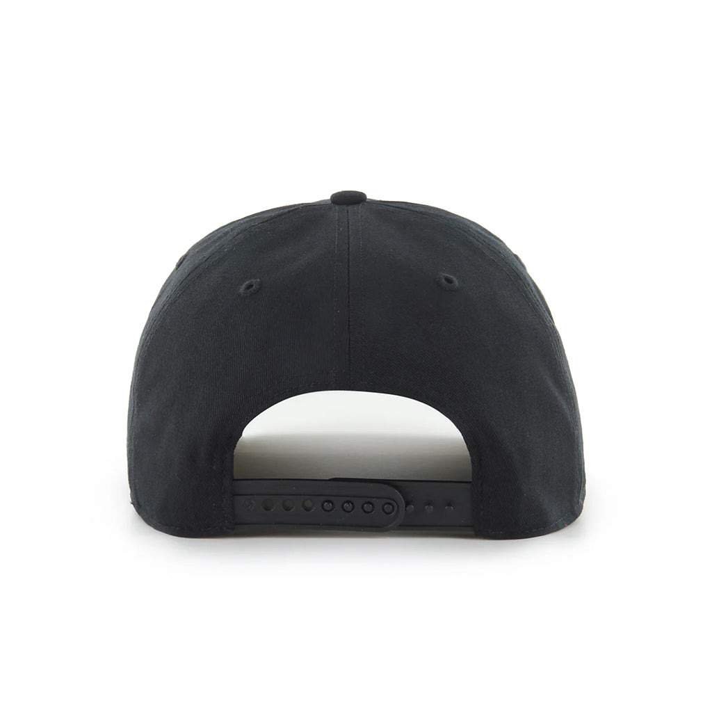 Black cap on a white background