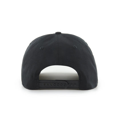 Black cap on a white background