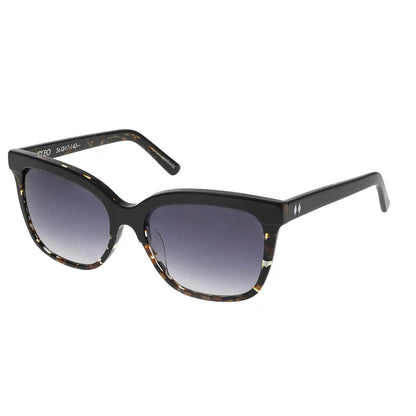 Cleo Black Monarch Smoke Gradient Lens