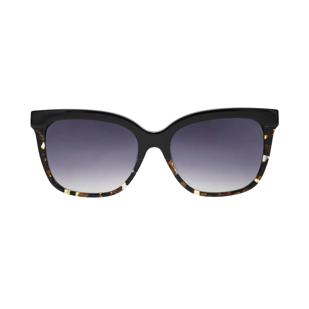 Cleo Black Monarch Smoke Gradient Lens